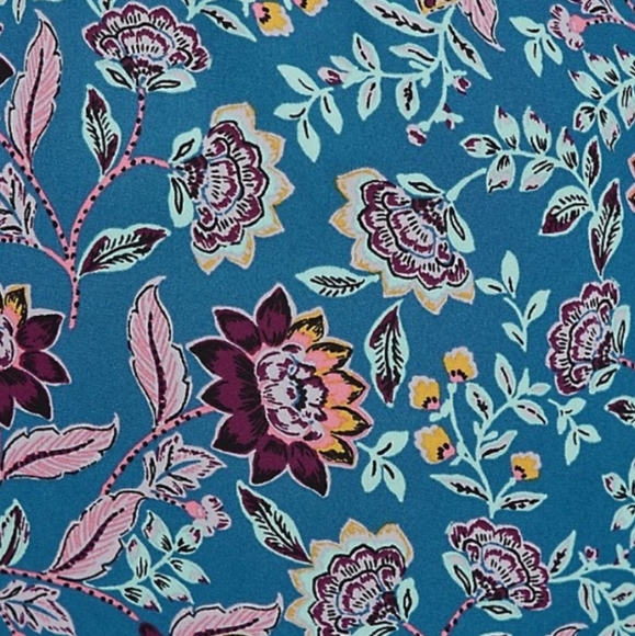 Torrid Floral Georgette Floral Wrap Peasant Top - Picture 5 of 15